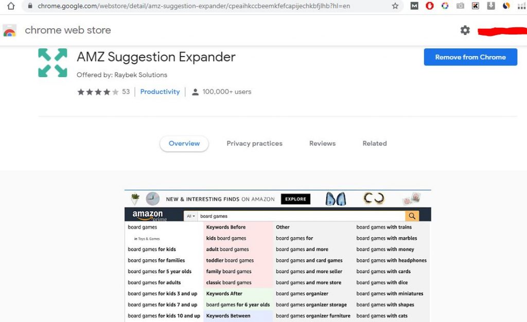 Top 10 Chrome Extensions in Hindi- AMZ Suggestion Expander